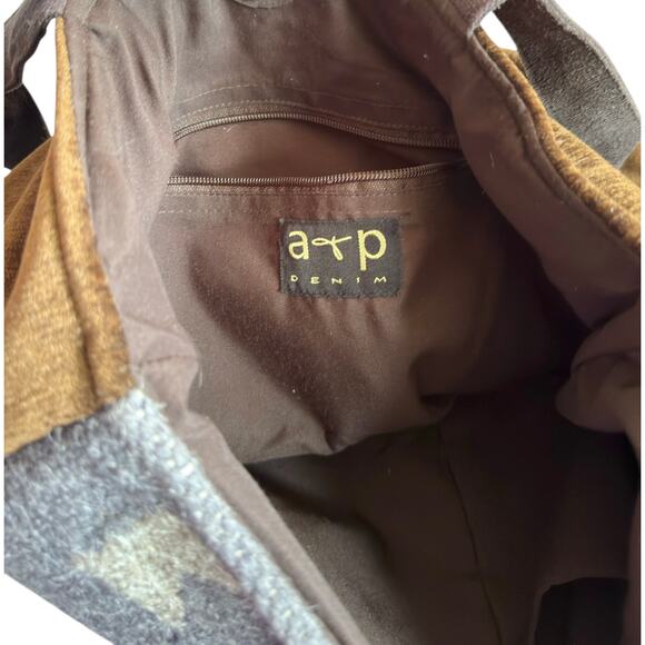 Aztec Print Woven Saddle Blanket Tote Bag Purse South Western Bohemian Boho - Picture 5 of 7